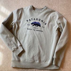 PATAGONIA TAN CREWNECK SWEATSHIRT